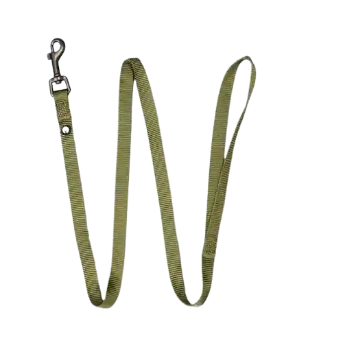 Correa Para Perro Nylon Oliva Puppis - S