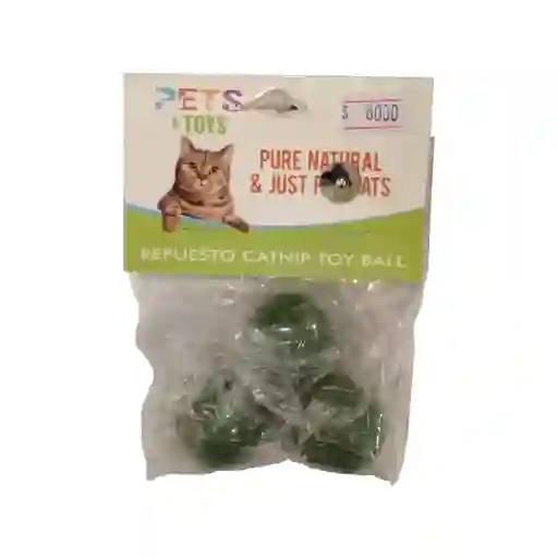 Repuesto Catnip Toy Ball (pk) (j)