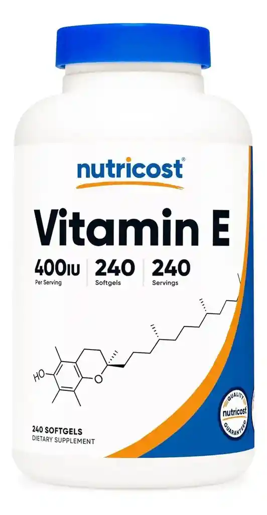 Nutricost Vitamina E 400iu 240 Softgels