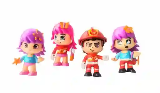 Figura Muñeca Pinypon Juguete Cambia Caras X6 Unidades