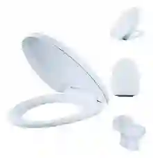 Asiento Mueble Sanitario Alongado Blanco Cierre Lento
