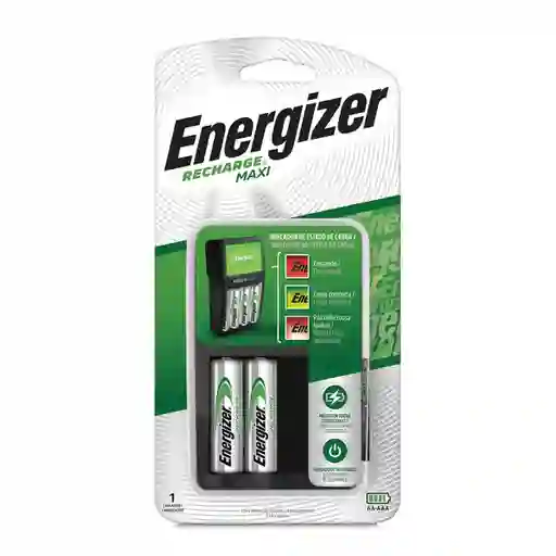 Cargador De Pilas Recargables Energizer Aa Y Aaa (incluye 2 Pilas Aa)