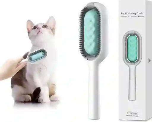 Cepillo Removedor Pelo Peine Humedo Gato Perro Aseo Mascotas