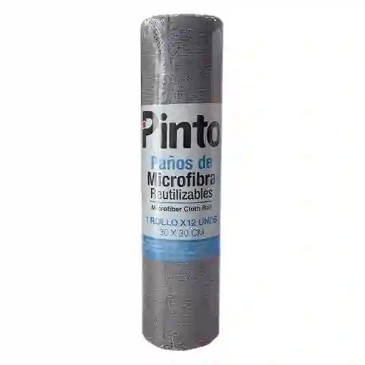 Rollo Paño/microf Gris Pintox12un R076
