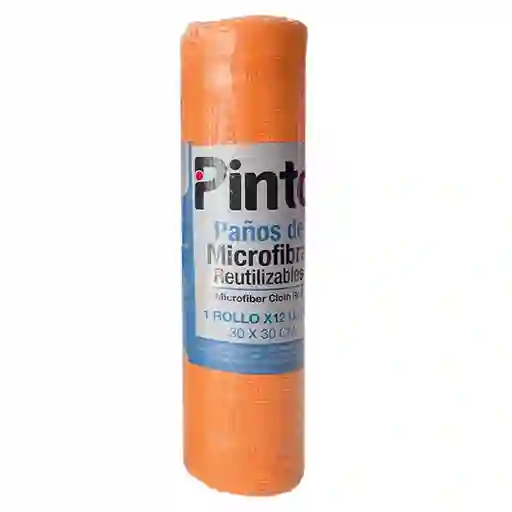 Rollo Paño/microf Naranj Pintox12un R073