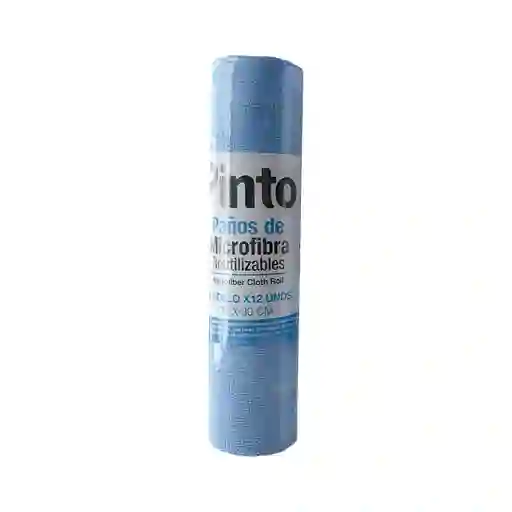 Rollo Paño/microf Azul Pintox12un R064