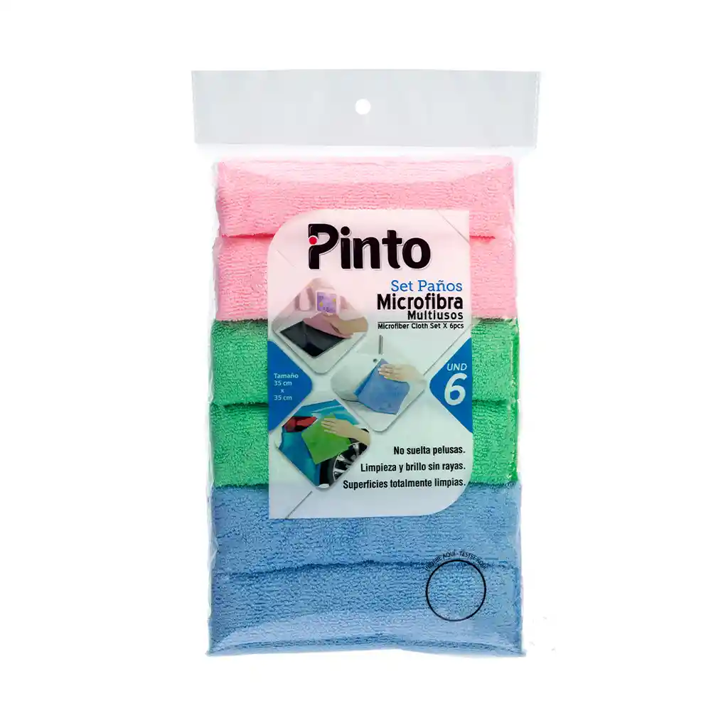 Set De Paños Microfibra X6