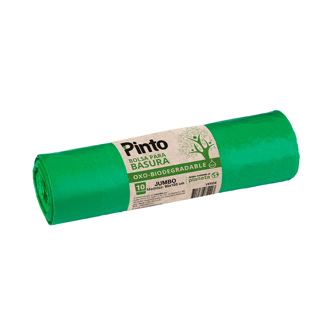 Bolsa Basura X10 Un Verde Jumbo. 90*120 - Rappi