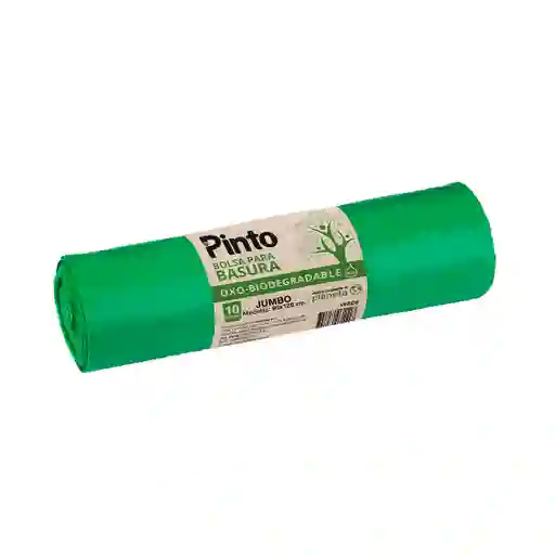 Bolsa Basura X10 Un Verde Jumbo. 90*120