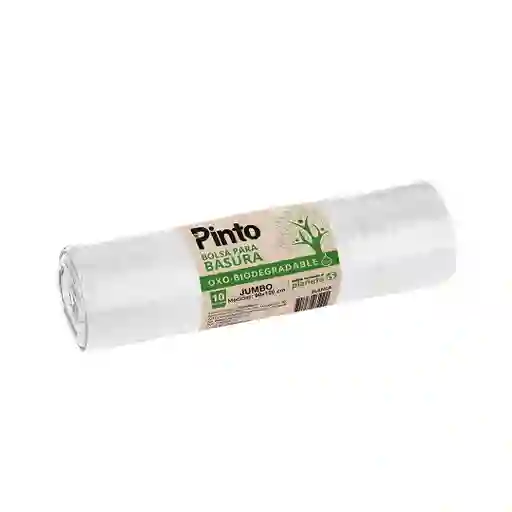Bolsa Basura X10 Un Blanca Jumbo. 90*120