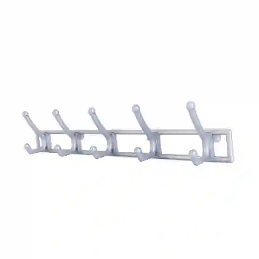 Perchero Para Ropa X 5 Gan Plateado