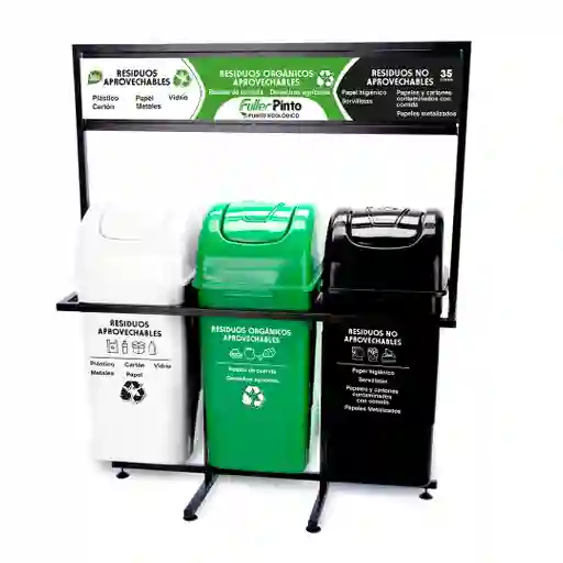Punto Ecolog.35 Lt Blanco-verde-negro