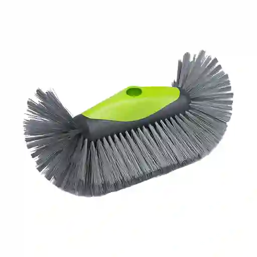 Escoba Redonda Premium Verde Sin Mango