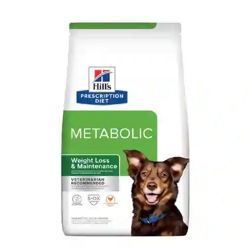 Hills Perro Metabolic 17.6lb (perdida Y Mantenimiento Peso)