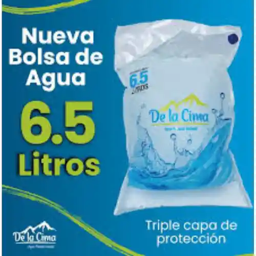 Agua De La Cima Bolsa X6.5lt