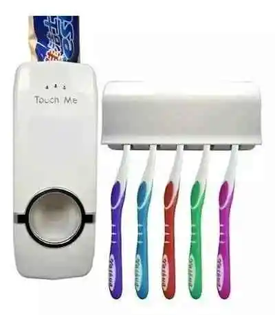 Dispensador De Pasta Dental Con Porta Cepillos