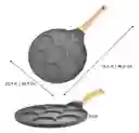 Sarten Antiadherente 7 Puestos Para Huevos Arepas Pancakes