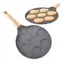 Sarten Antiadherente 7 Puestos Para Huevos Arepas Pancakes