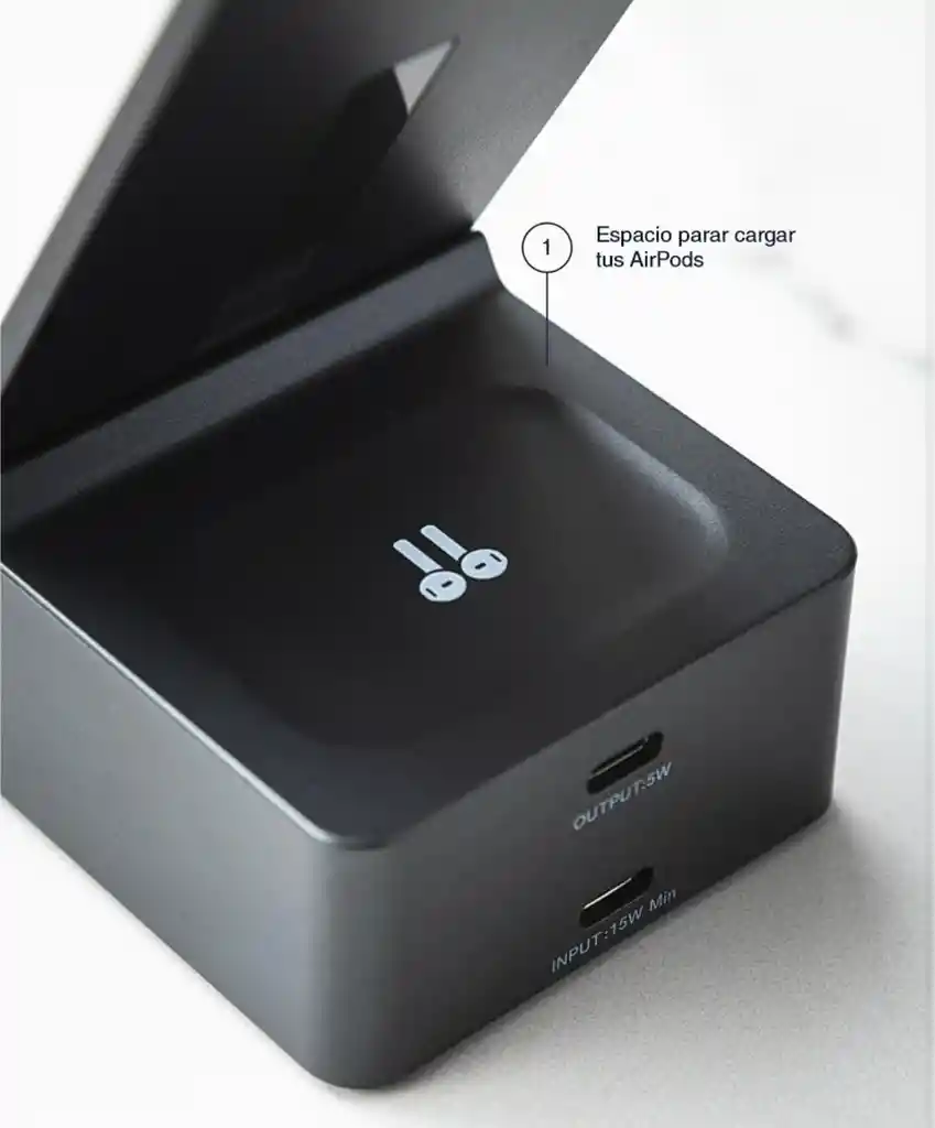 3 En 1 Cargador Magnético Para Celulares Con Reloj De Wilwu