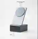 3 En 1 Cargador Magnético Para Celulares Con Reloj De Wilwu