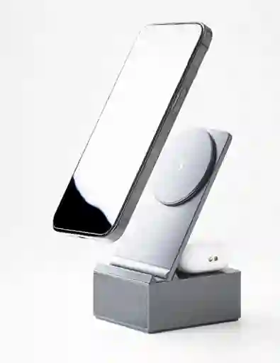 3 En 1 Cargador Magnético Para Celulares Con Alarma Y Hora De Wilwu