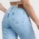 Pantalón Jean Bota Recta Con Brillos