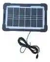 Ventilador De Mesa Recargable Con Panel Solar 7 Pulgadas Gdtimes