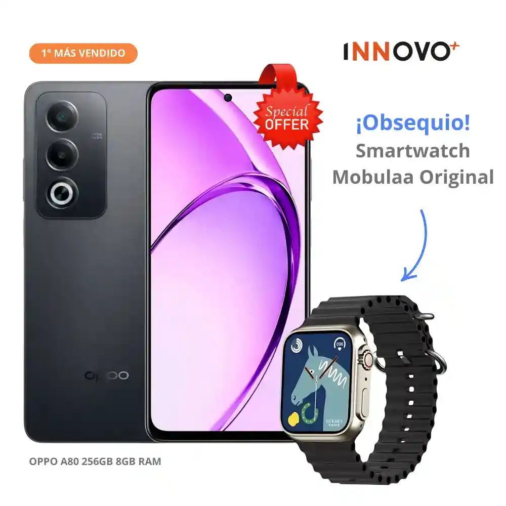 Celular A80 256gb 8gb Ram Resistencia De Grado Militar + Obsequio Smartwatch Mobulaa
