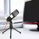 Micrófono Condensador Camara Pc Computador Celular + Trípode