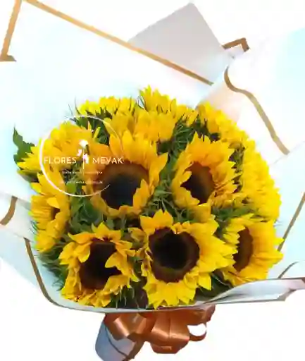Girasoles En Bouquet
