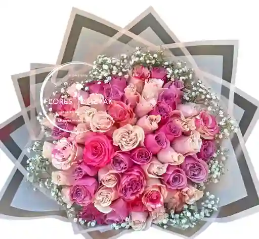 Rosas Pastel X48