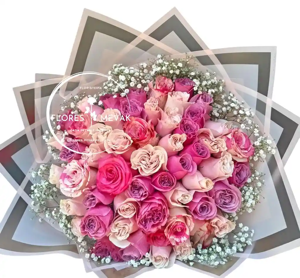 Rosas Pastel X48