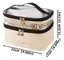 Cosmetiquera Para Maquillaje Doble Piso