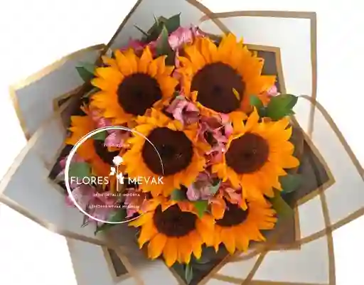 Girasoles En Bouquet