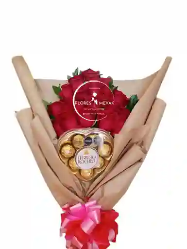 Rosas En Ramillete Ferrero