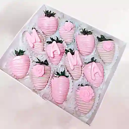 Caja De Fresas Mamá