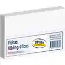 Fichas Bibliograficas Blancas X 100 Und