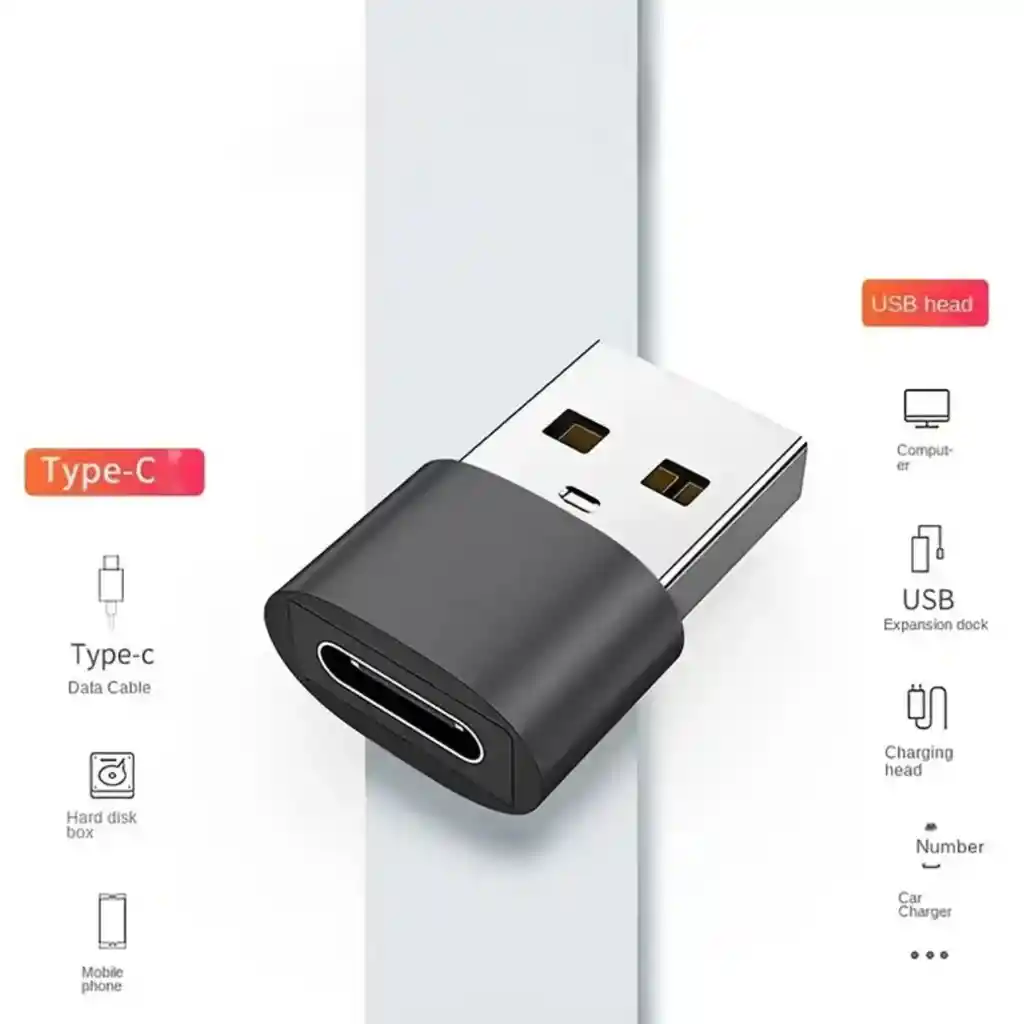 Adaptador Usb A Tipo C Usbc