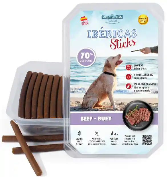 Snacks Ibericas Sticks 30 Unidades Con Omega