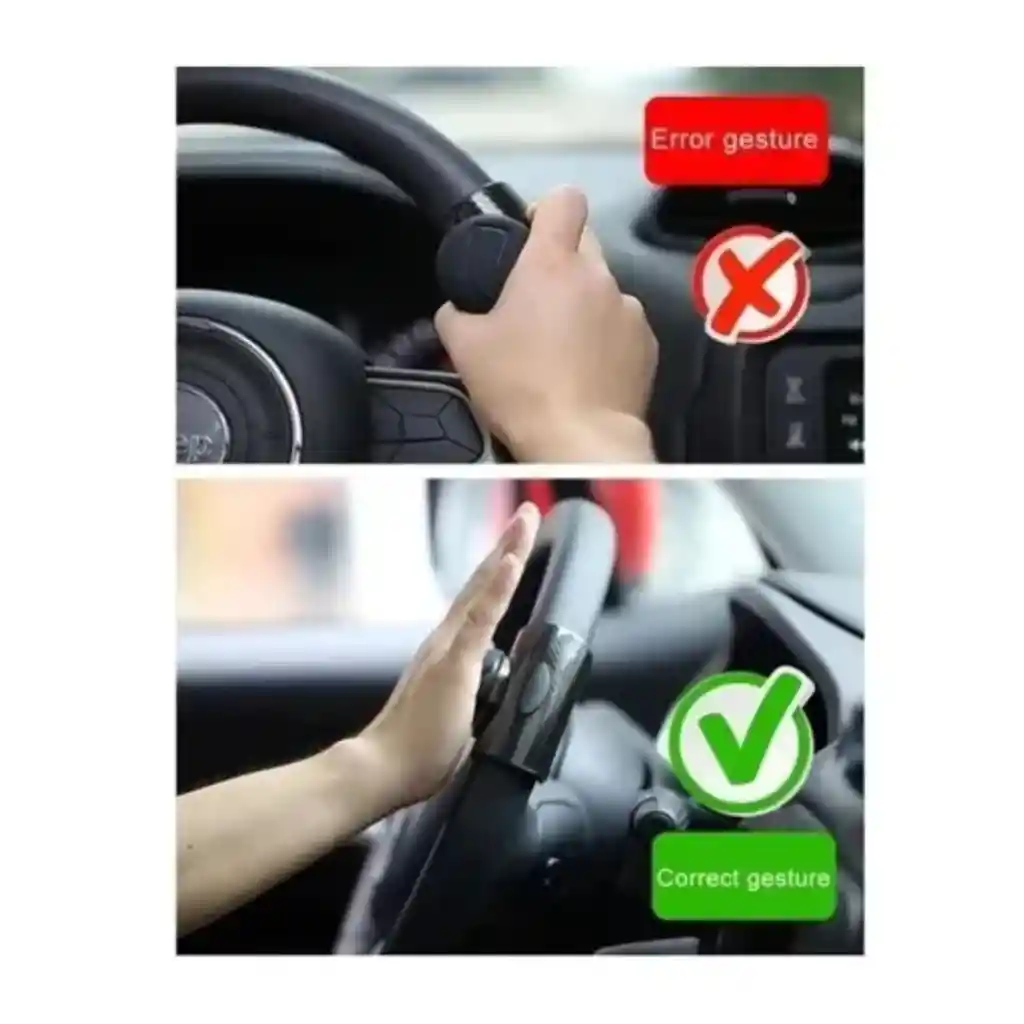 Perilla Palanca Giratoria 360° Agarre Volante Automóvil