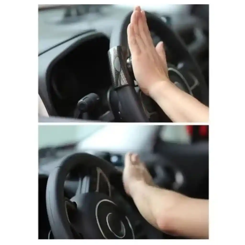 Perilla Palanca Giratoria 360° Agarre Volante Automóvil