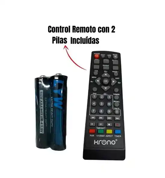 Decodificador Tdt Receptor Terrestre Con Señal Krono Kr358