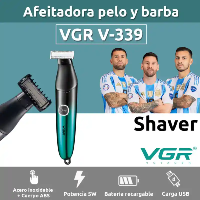 Afeitadora Electrica Shaver Rasuradora Vgr V-339