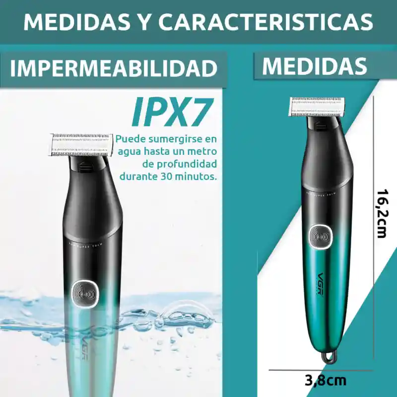 Afeitadora Electrica Shaver Rasuradora Vgr V-339