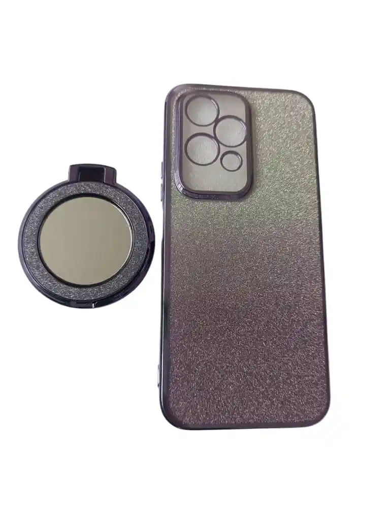 Estuche Para Honor 200 Lite Con Espejo Y Soporte En Morado