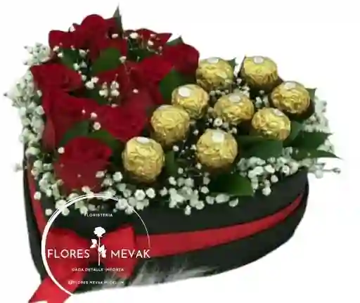 Rosas En Corazon Ferrero
