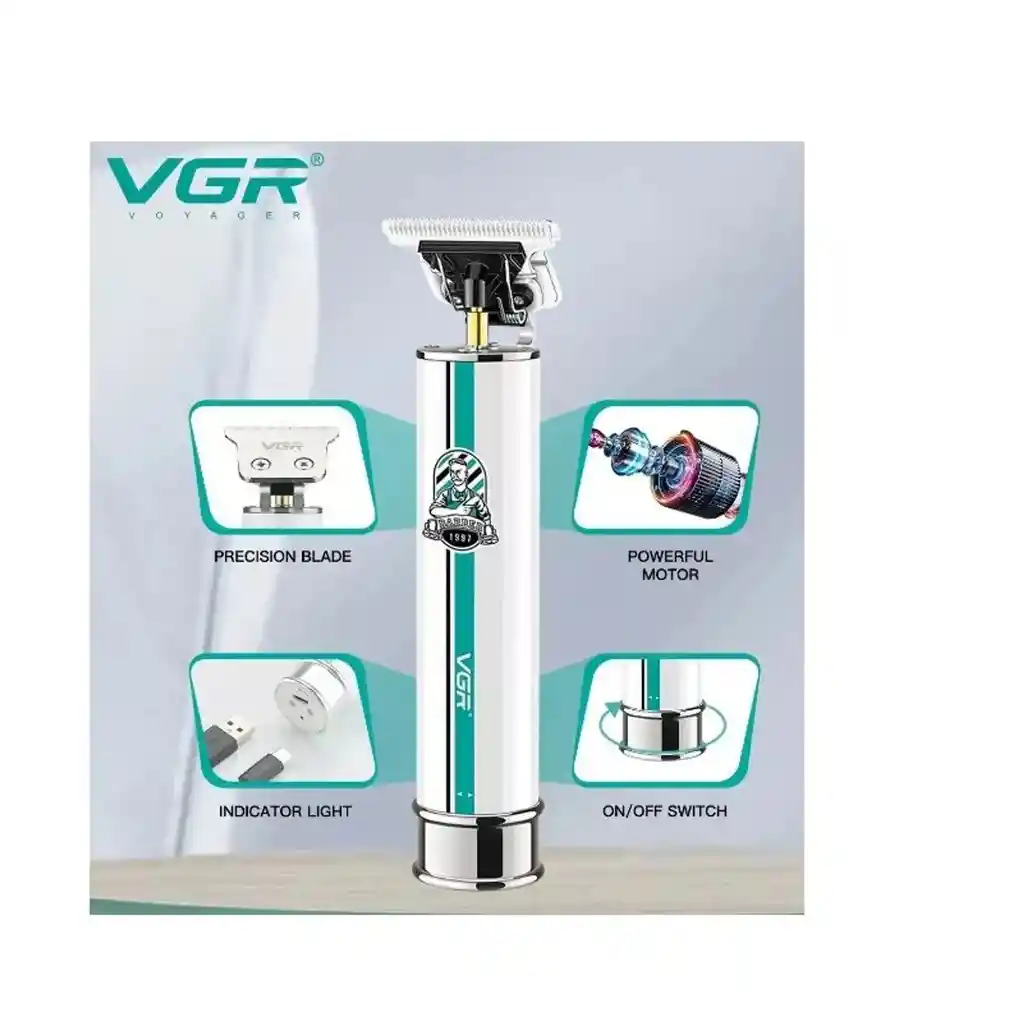 Maquina Patillera Barberia Peluquera Recargable Vgr 079