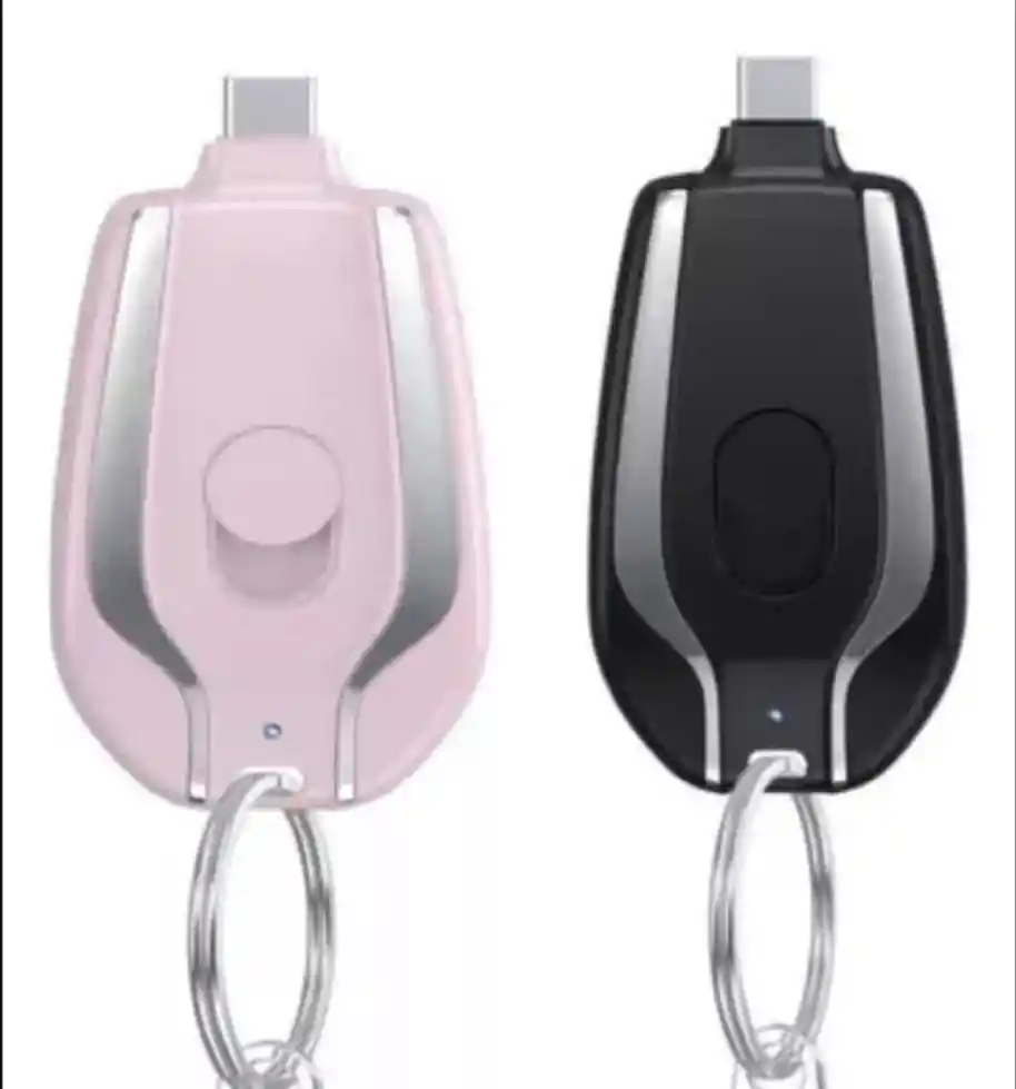 Power Bank Tipo C Inalambrico Cargador Llavero Bateria Mini