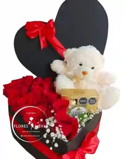 Rosas En Caja Combo