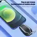 Power Bank Tipo C Inalambrico Cargador Llavero Bateria Mini